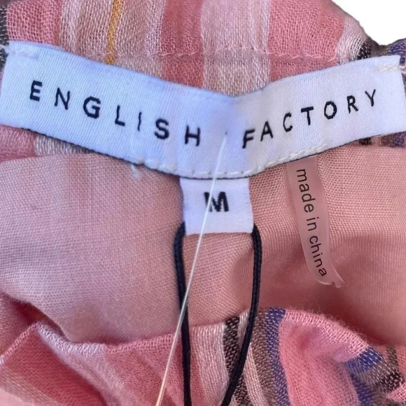 Anthropologie English Factory Striped Crop Top - Picture 3 of 9